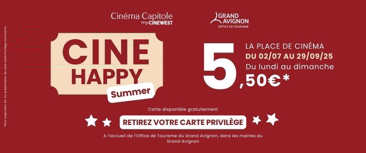 CINEHAPPY I Le cinéma à 5€50