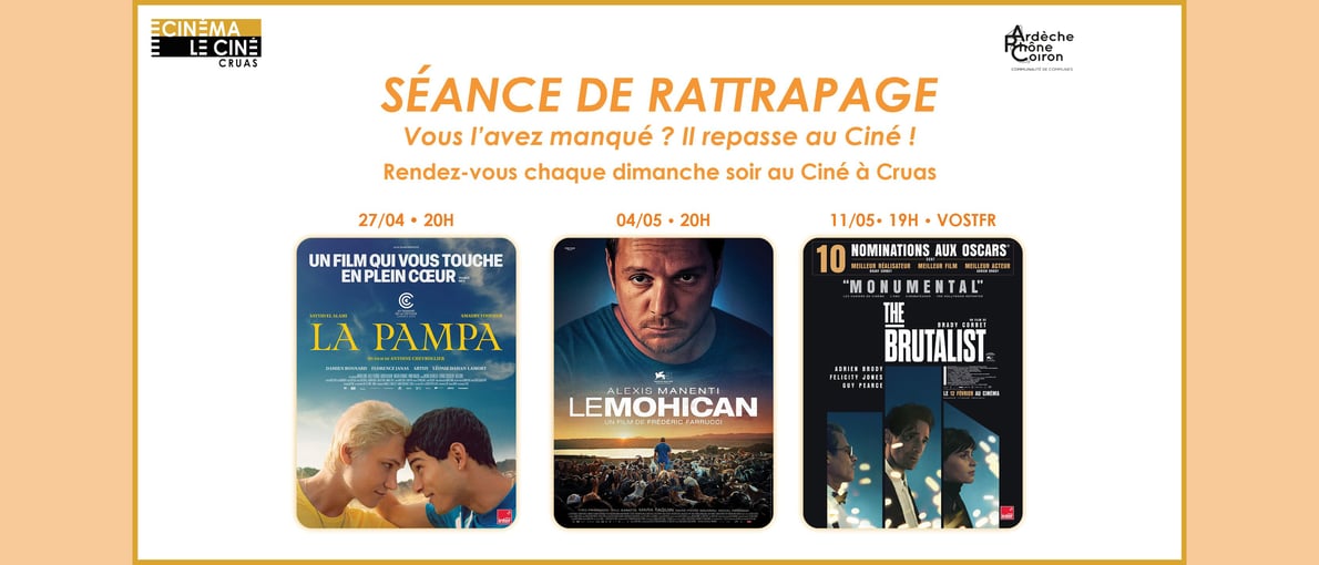 Séances de rattrapage au Ciné !