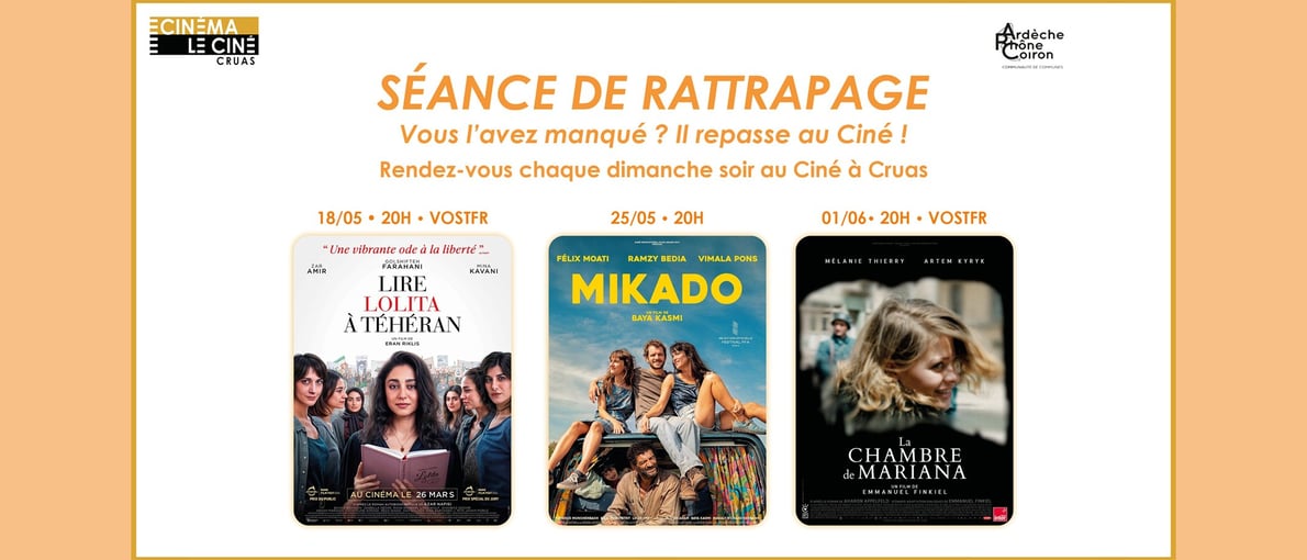 Séances de rattrapage au Ciné !