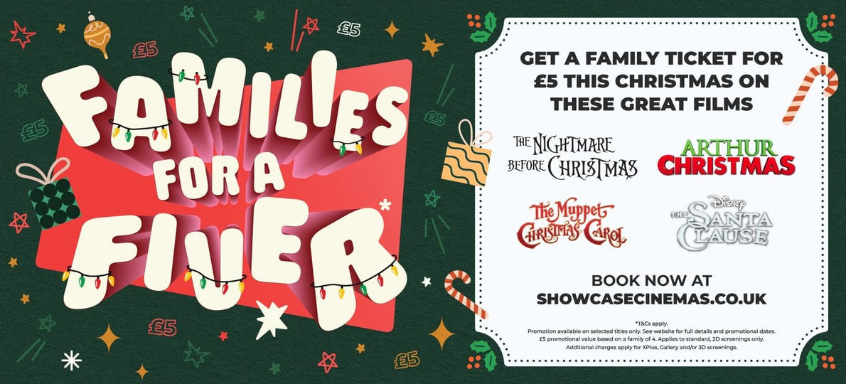 Get a family ticket for just £5 this holiday season! 