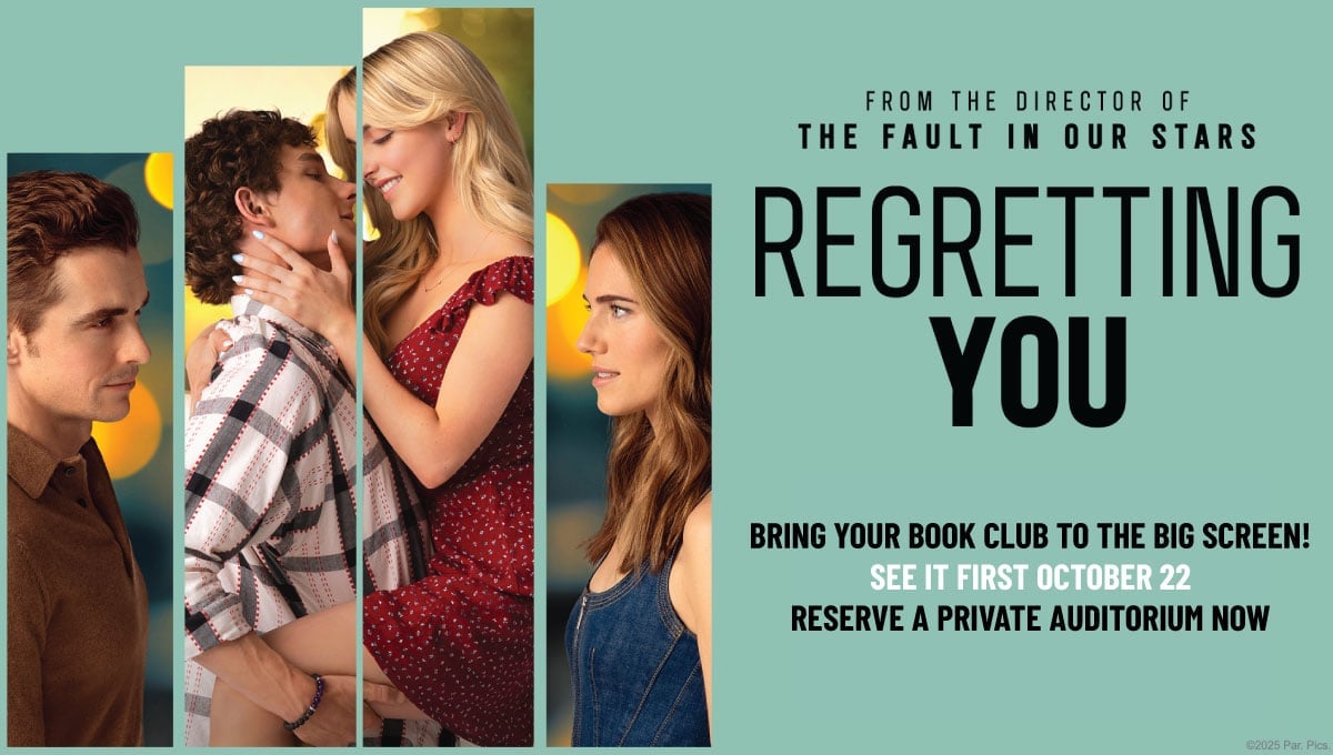 Regretting you available for private rentals with your book club