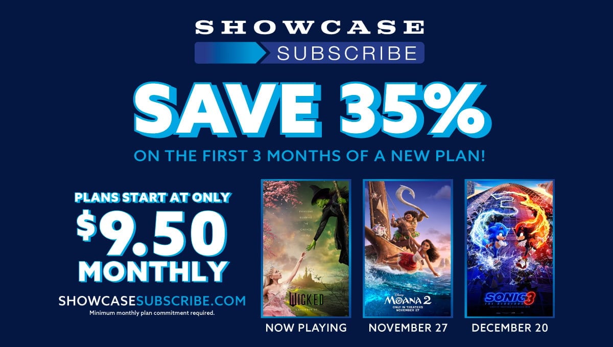 Showcase Subscribe - Save 35% on your Monthly rental plan