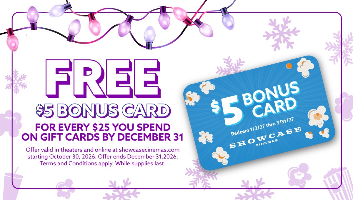 Holiday $5 Bonus Card Offer