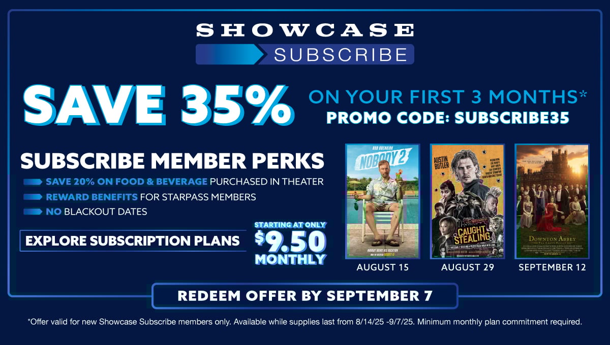 Save 35% on your Showcase Subscribe Membership