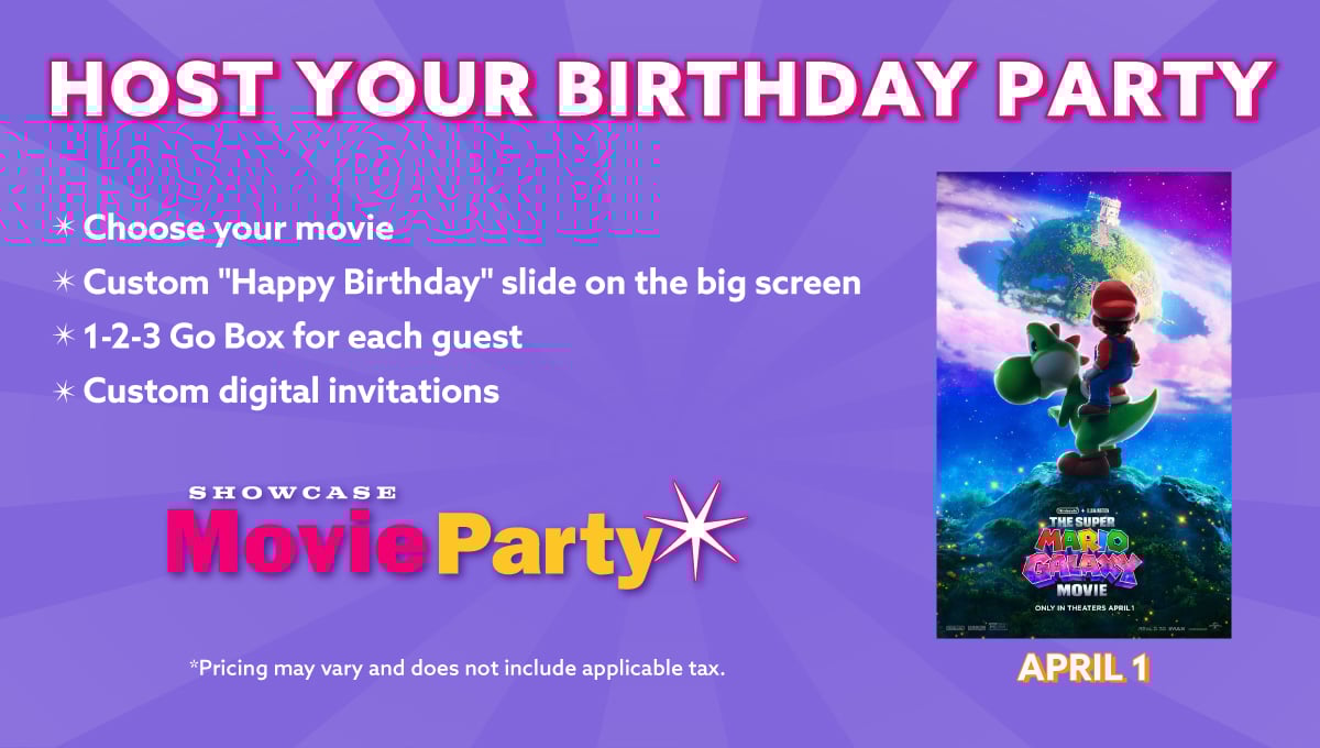 Movie Party @ Showcase Cinemas