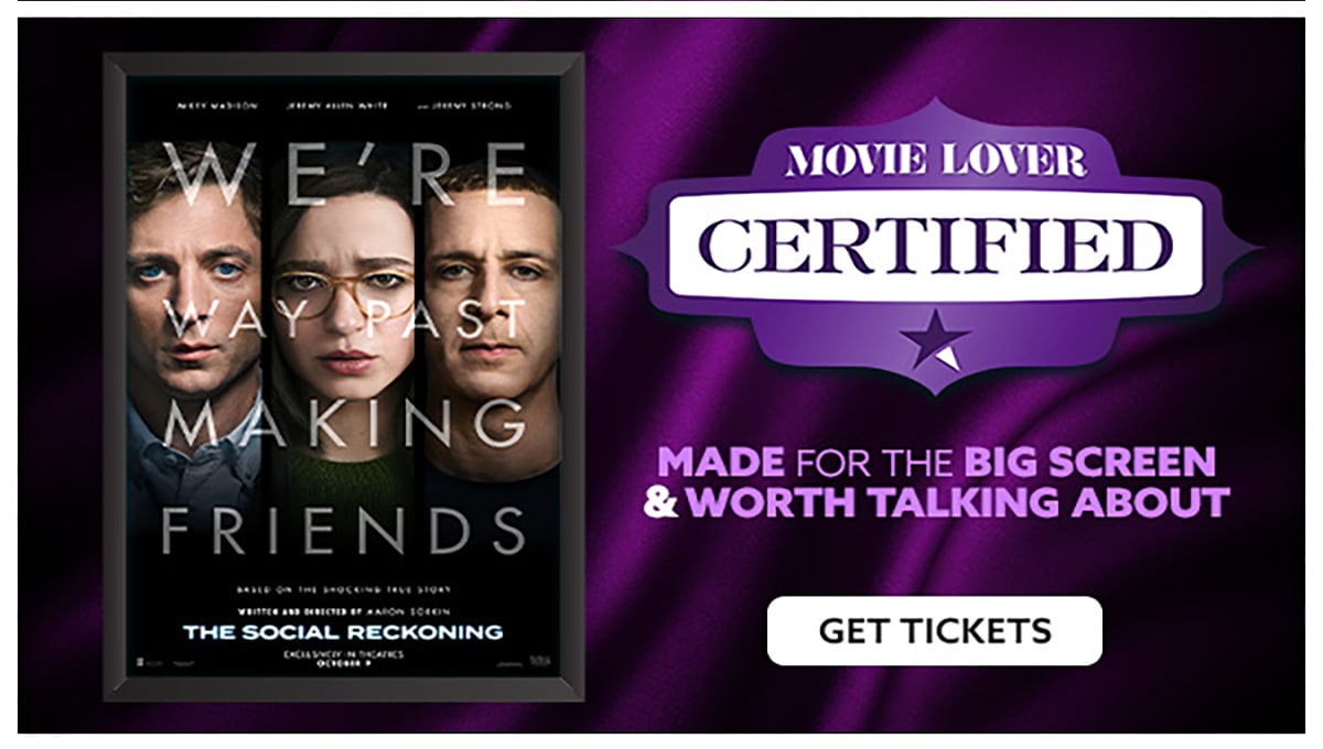 Movie Lover Certified. Movies worth talking about.
