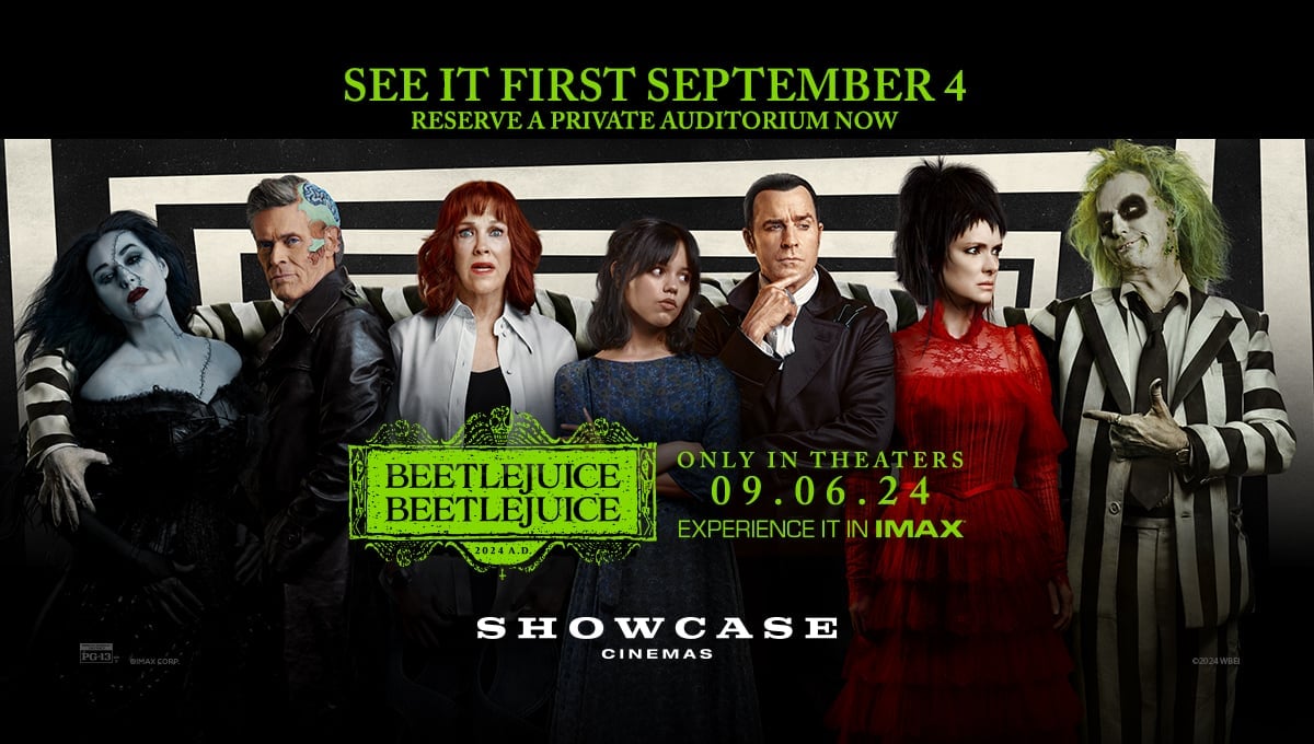 Private Screening of Beetlejuice Beetlejuice at Showcase Cinemas