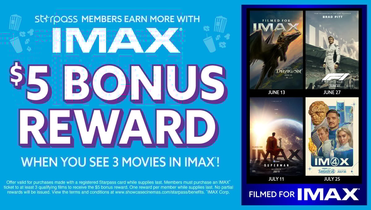 Starpass members earn more with IMAX®