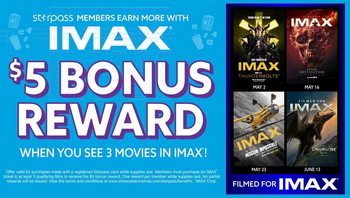 Starpass members earn more with IMAX®