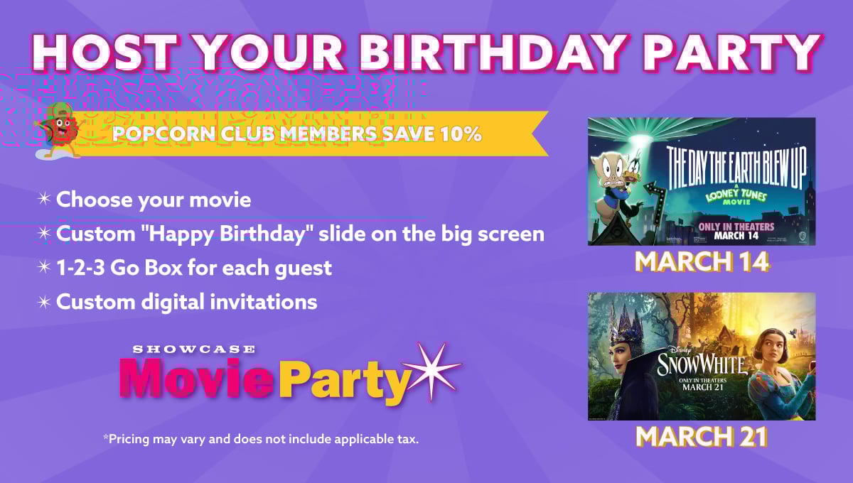 Celebrate with a Movie Birthday Party