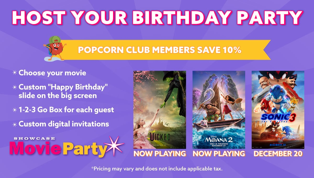 Celebrate with a Movie Birthday Party