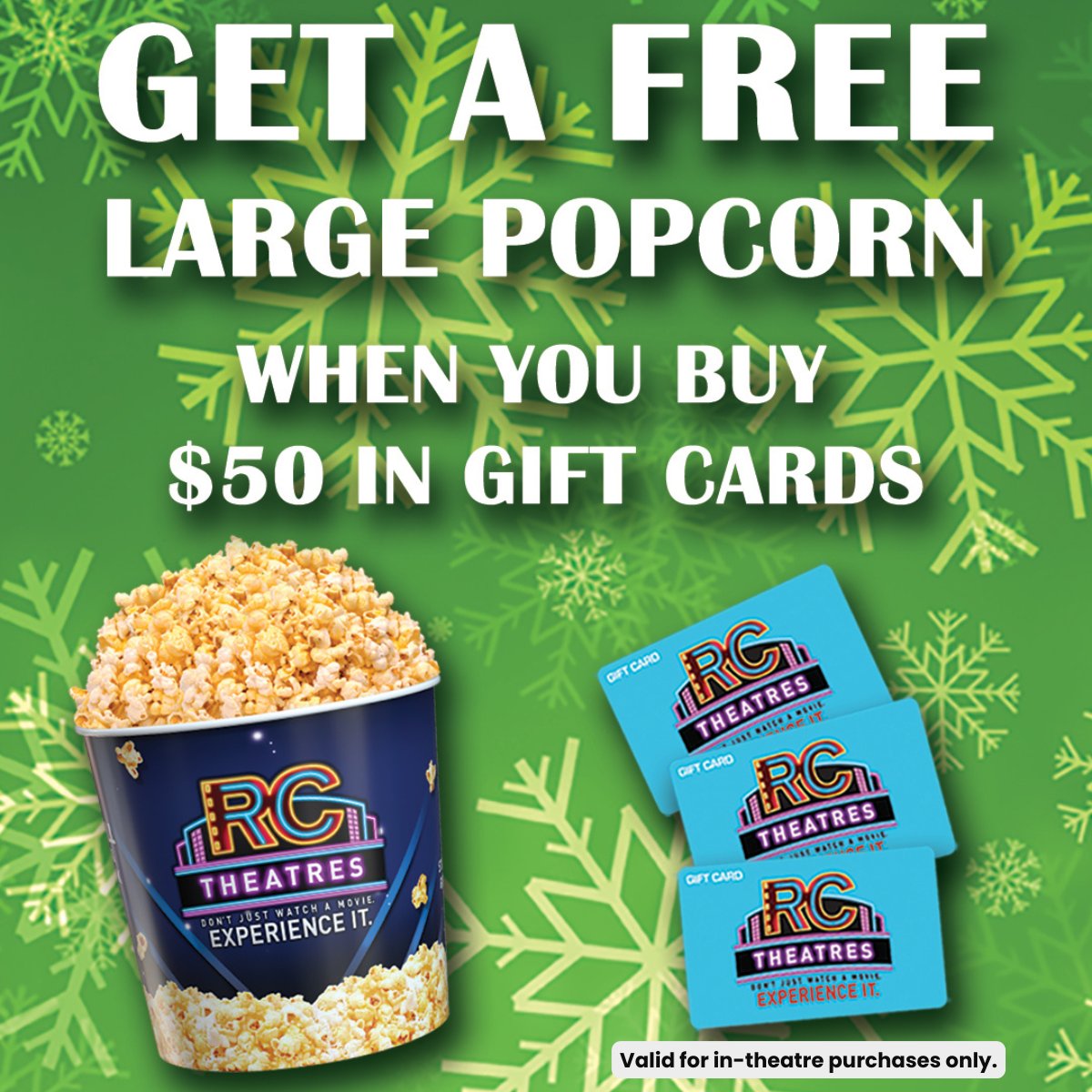 Holiday gift card promo