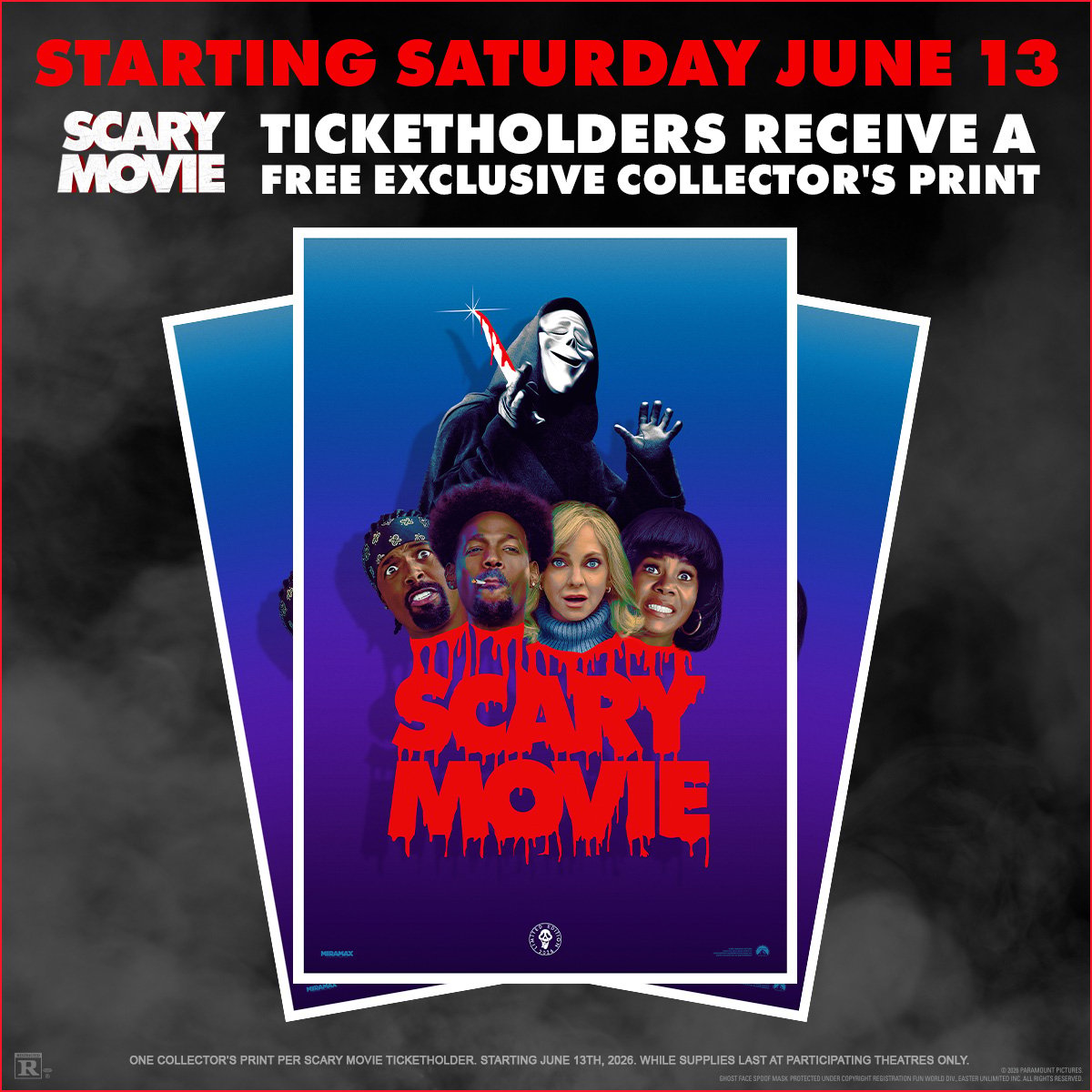 Scary Movie Collectors Print