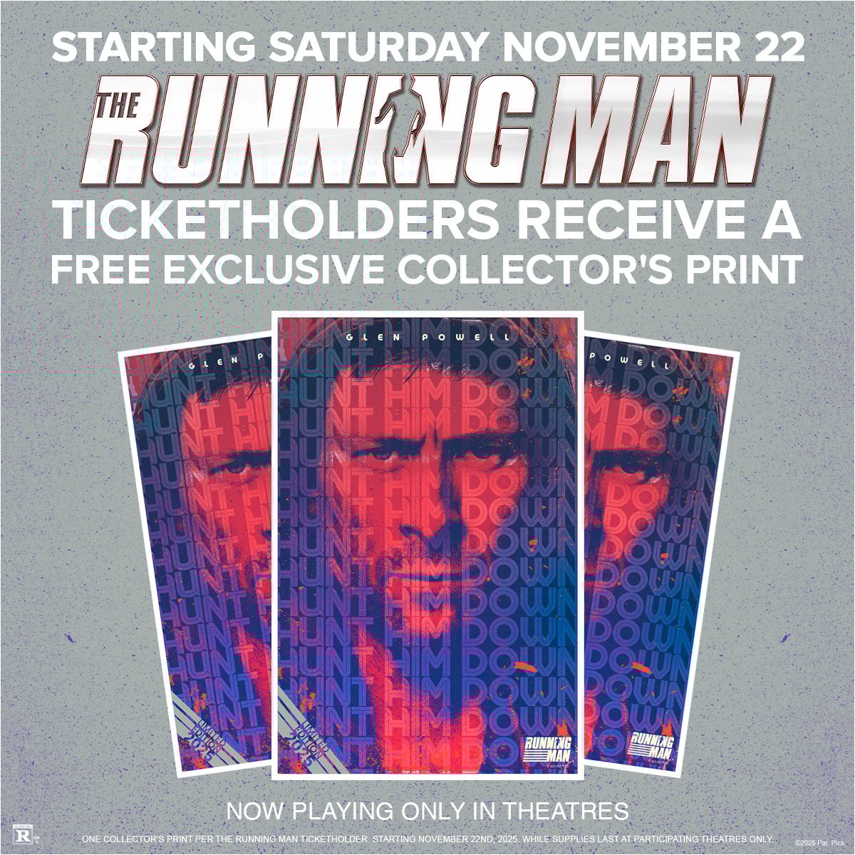 The Running Man Collectors Print