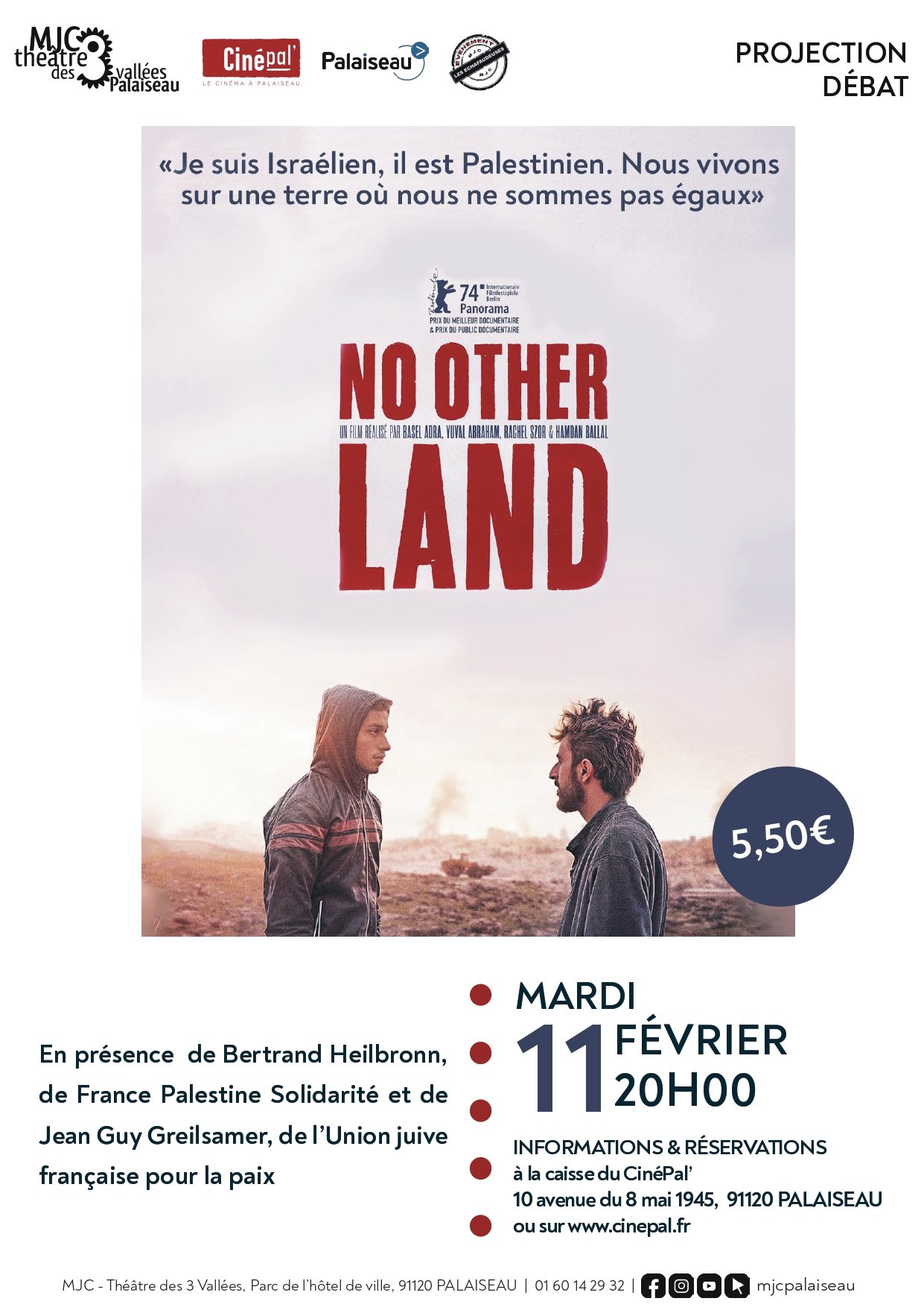 Projection Débat : NO OTHER LAND