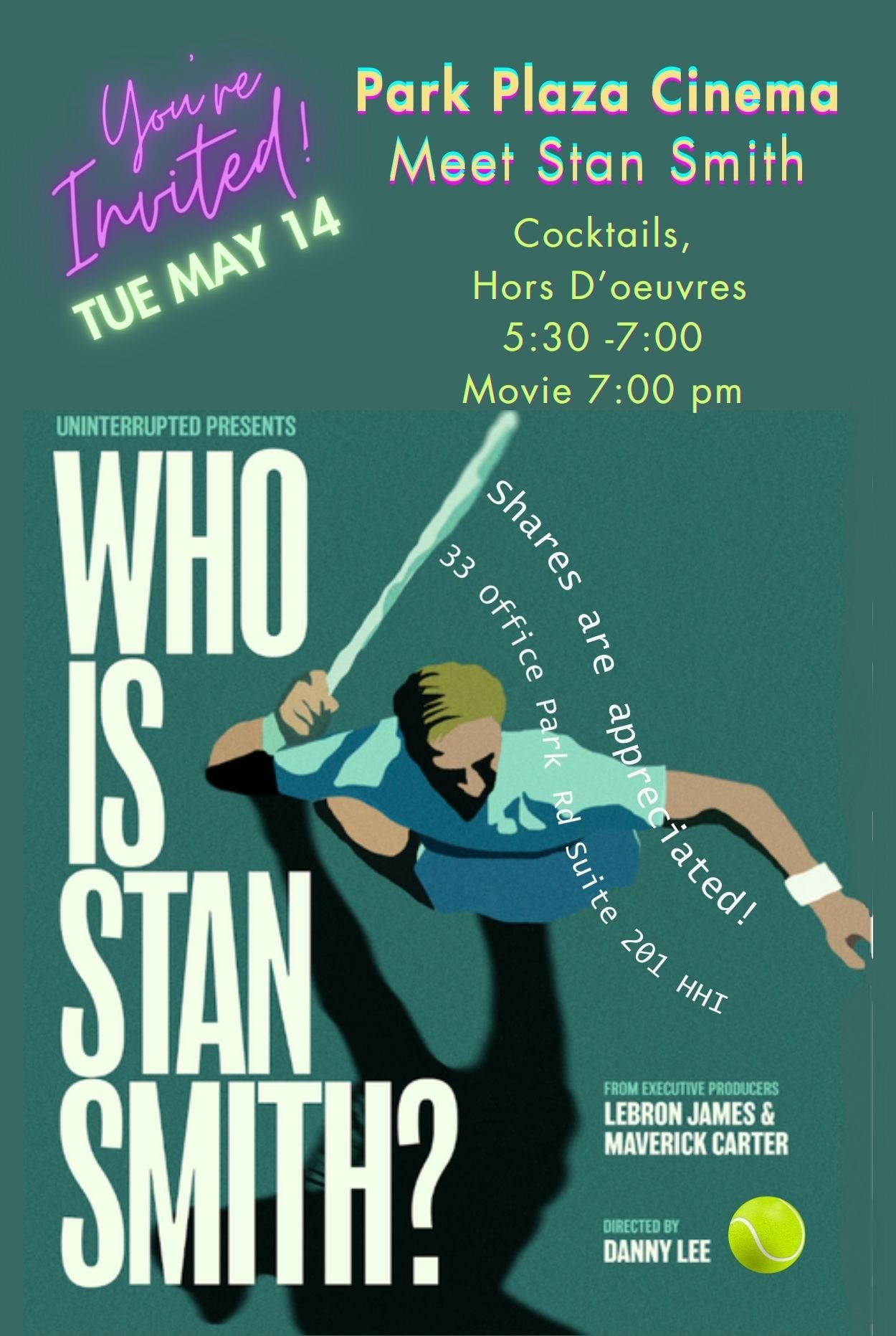 Who is Stan Smith? Movie Screening