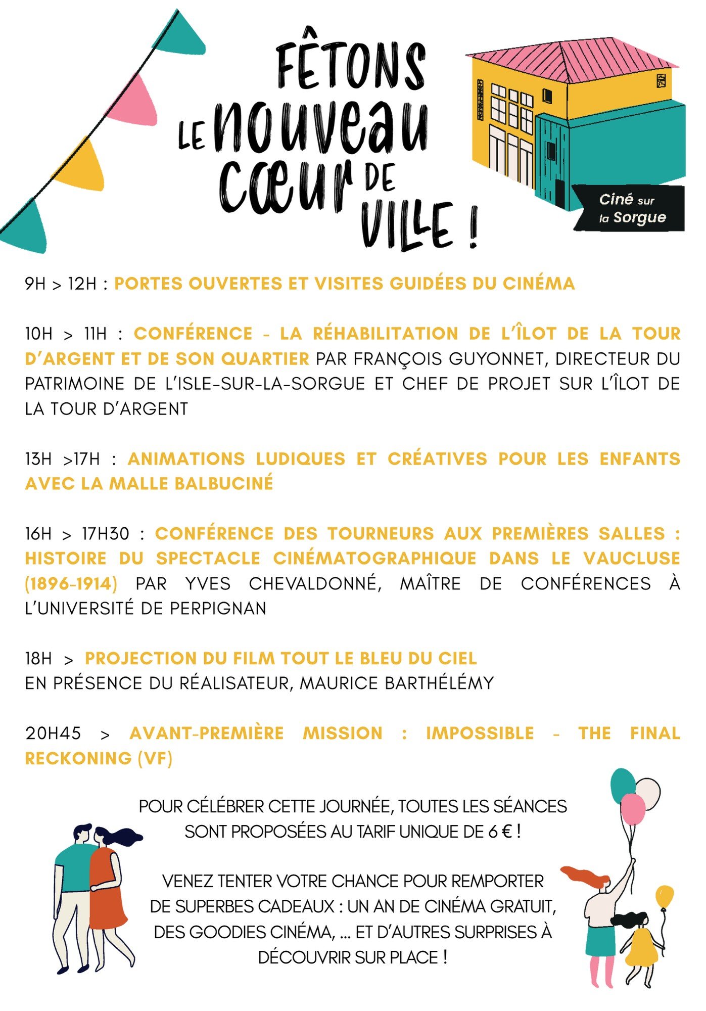 Anniversaire du Ciné sur la Sorgue !