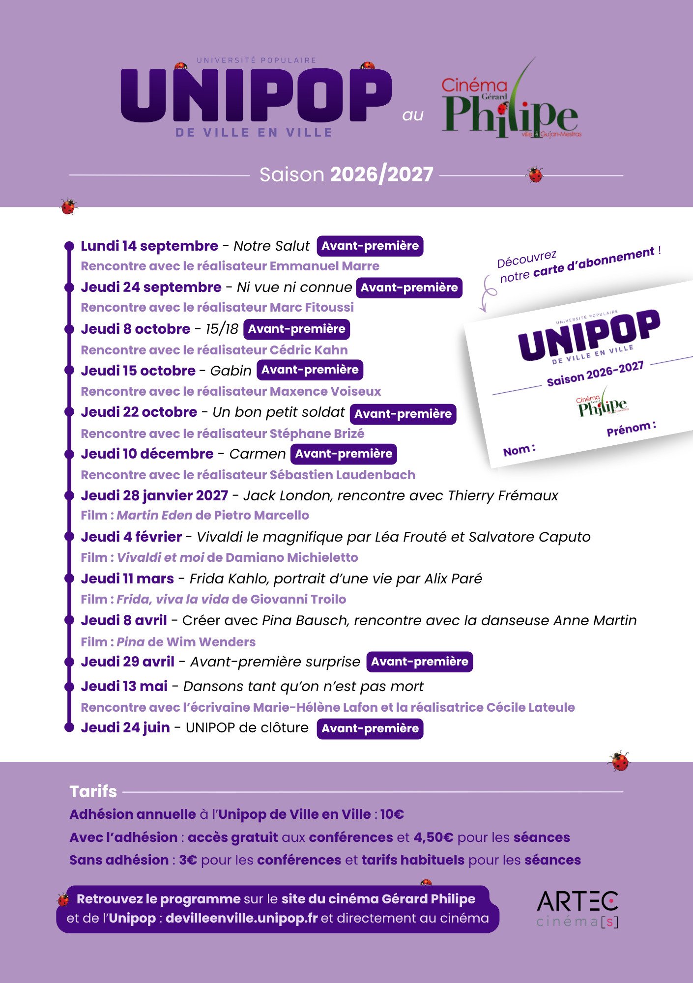 Programme Unipop