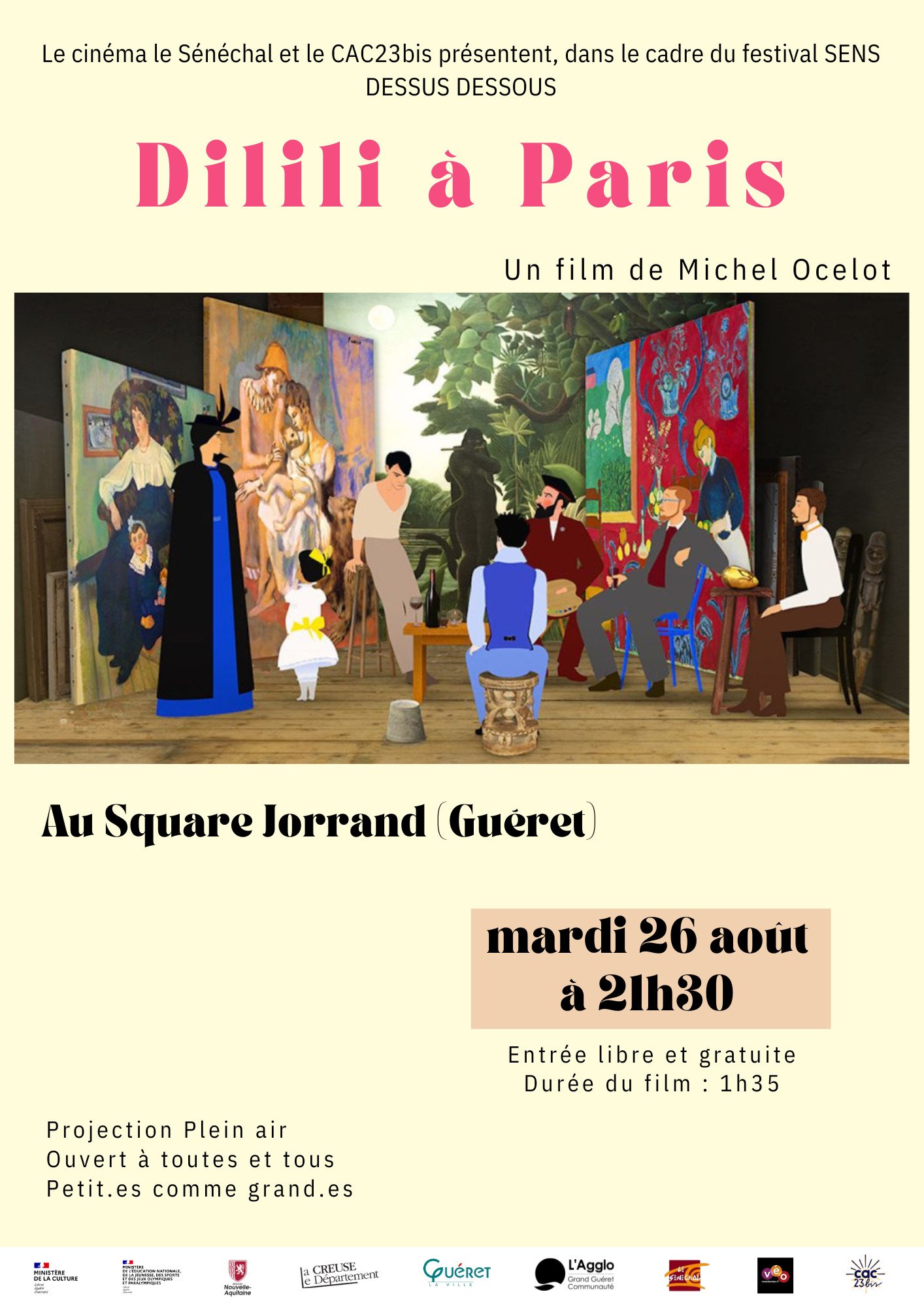 Ciné plein-air : Dilili à Paris