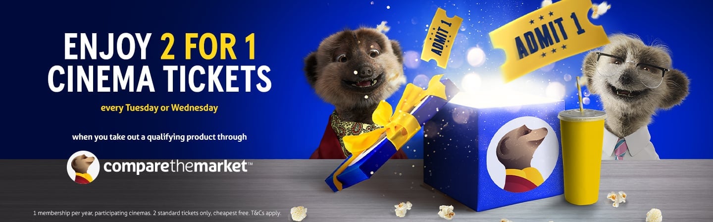 Enjoy a whole year of 2 for 1 cinema tickets at Showcase