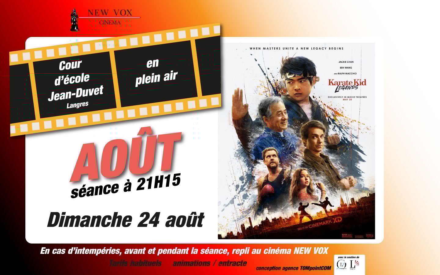Ciné Plein Air 'Karaté Kids Legends'