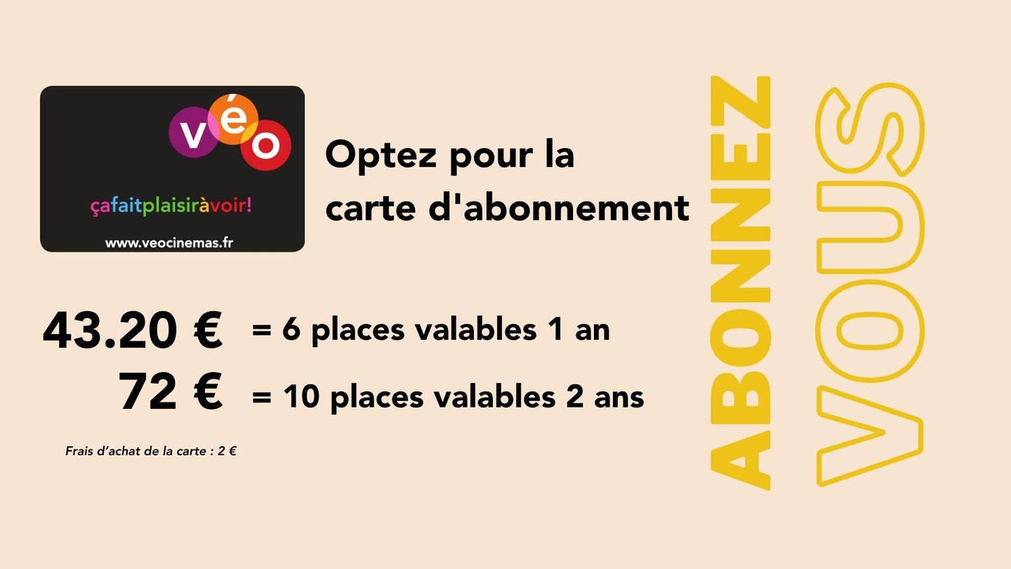 CARTE ABONNEMENT VEO