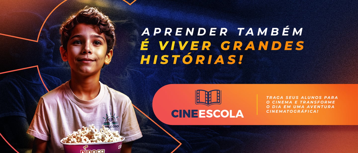  Traga seus alunos para uma sessão especial nas nossas salas