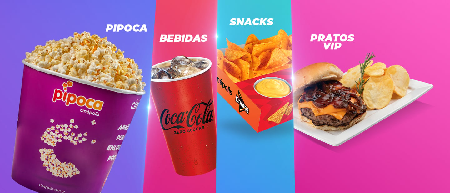 Cardápio Bombiniére Cinépolis