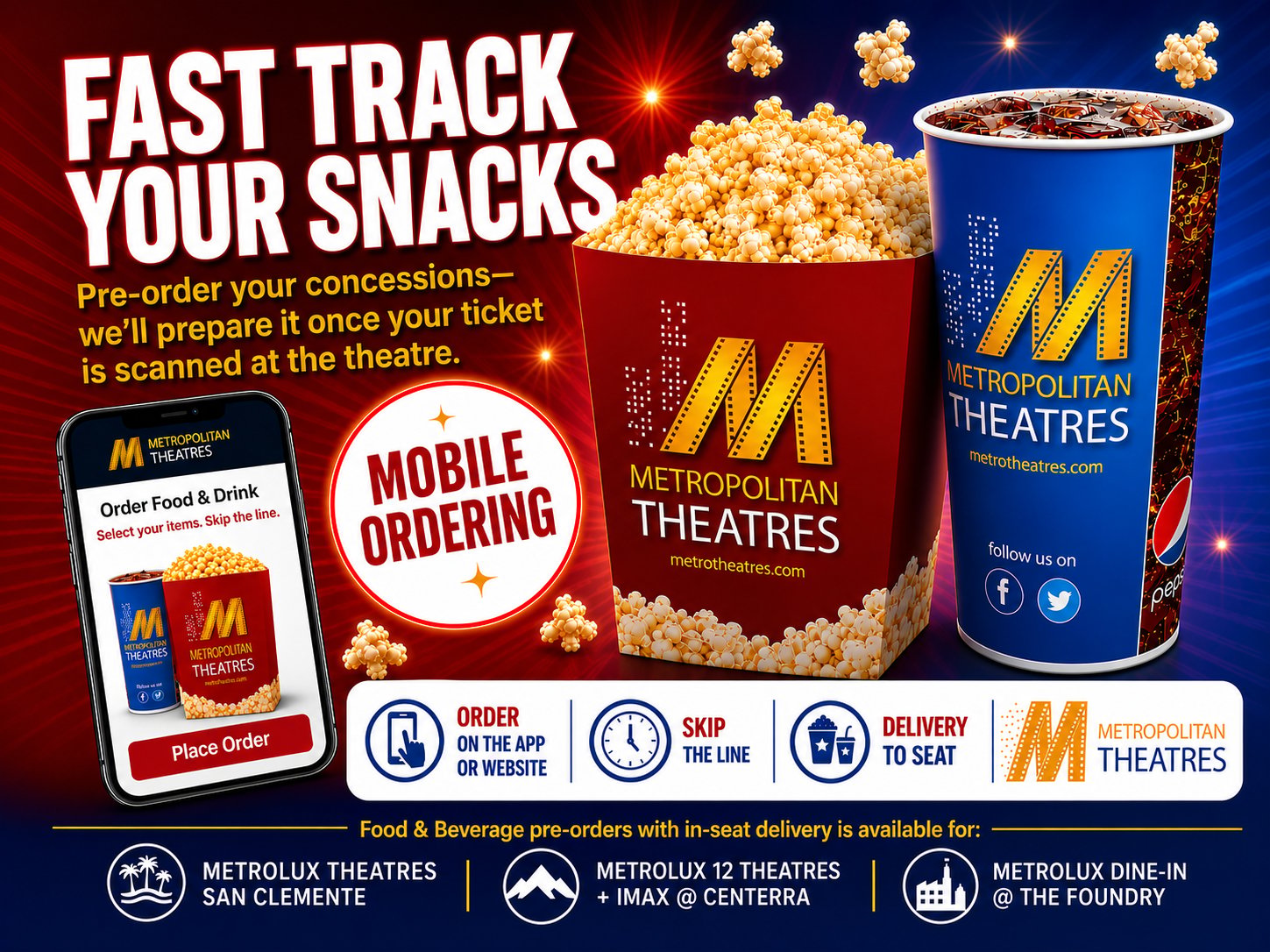 Pre-Order Food & Beverage