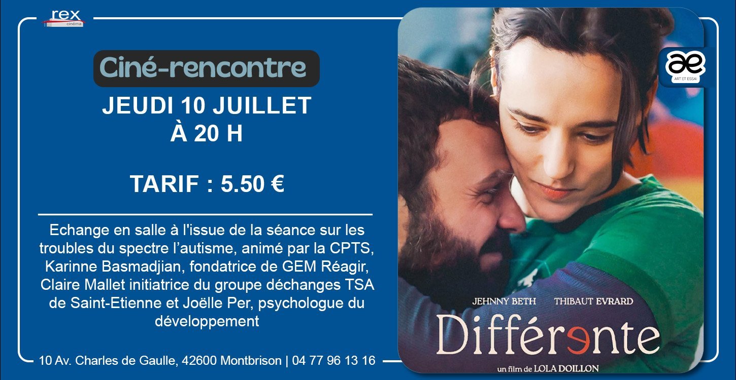 Ciné-rencontre : "Différente" le jeudi 10 juillet à 20 h en présence de la CPTS de la Loire
