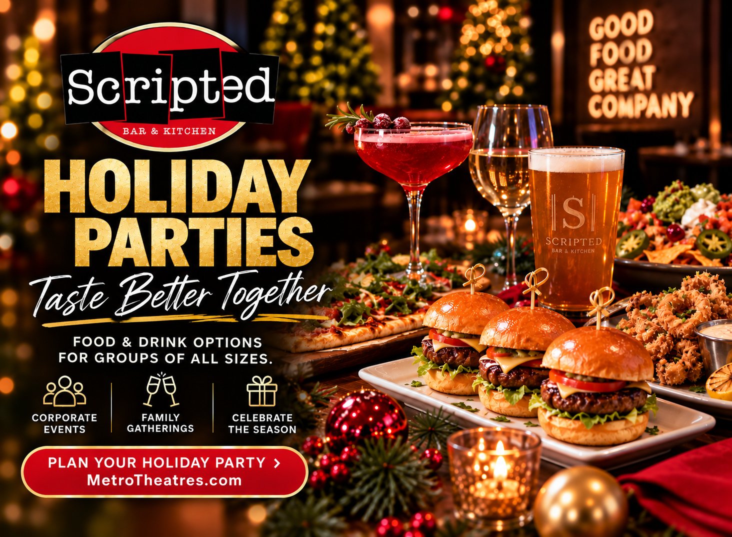 Holiday Parties @ Scripeted San Clemente
