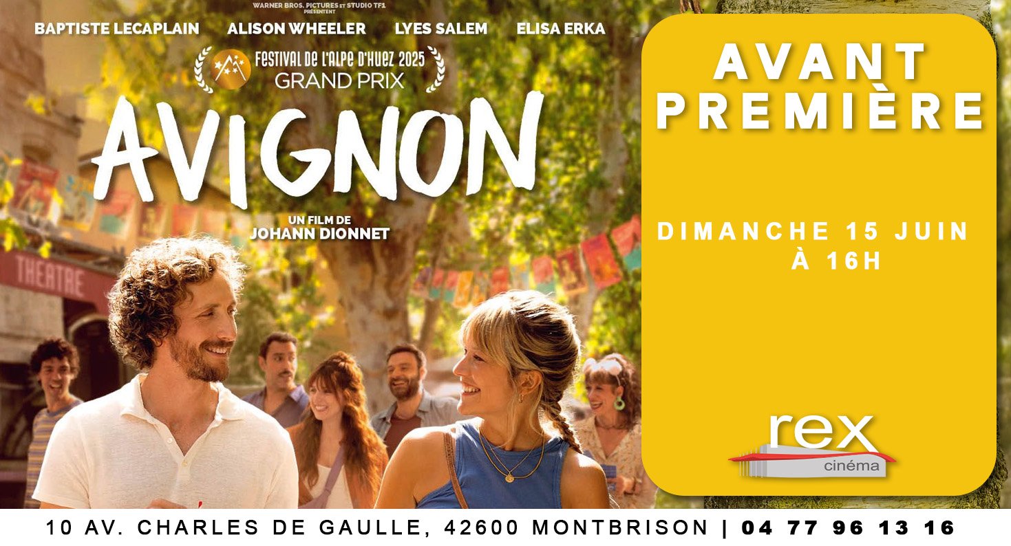 Avant-première : "Avignon" le dimanche 15 juin 2025 à 16 h