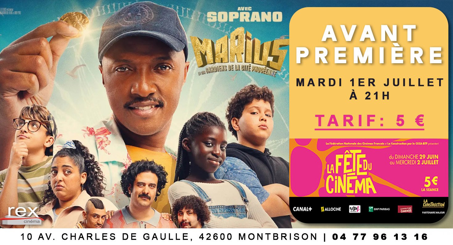 Avant-première : "Marius et les gardiens de la cité Phocéenne" le mardi 1er juillet 2025 à 21 h