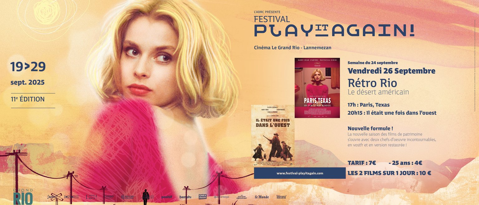 Festival Play It Again : Paris, Texas + Il était une fois dans l'ouest