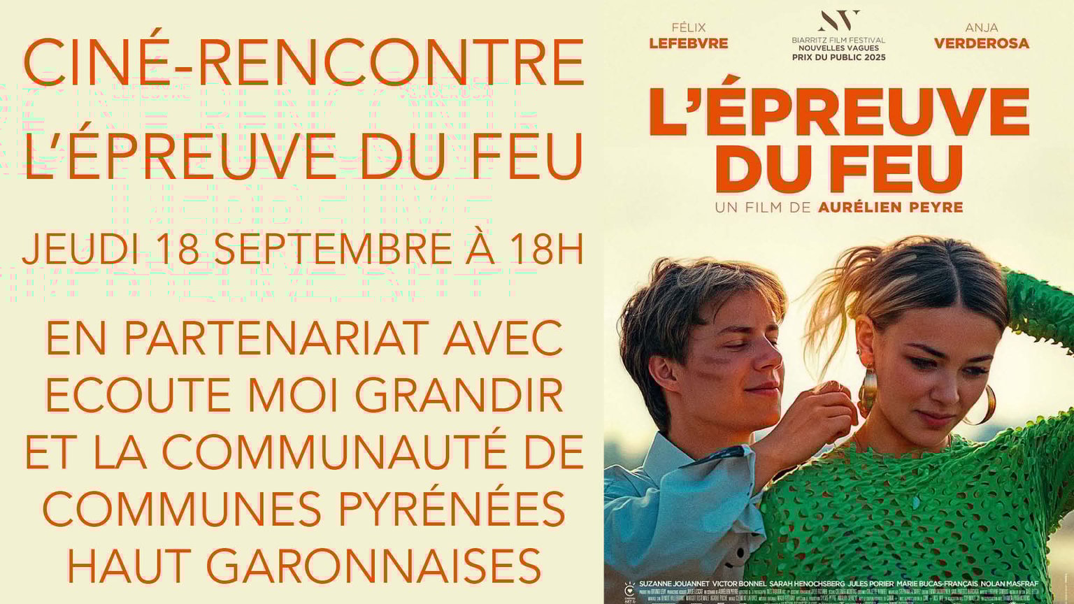 Ciné-rencontre : L'épreuve du feu