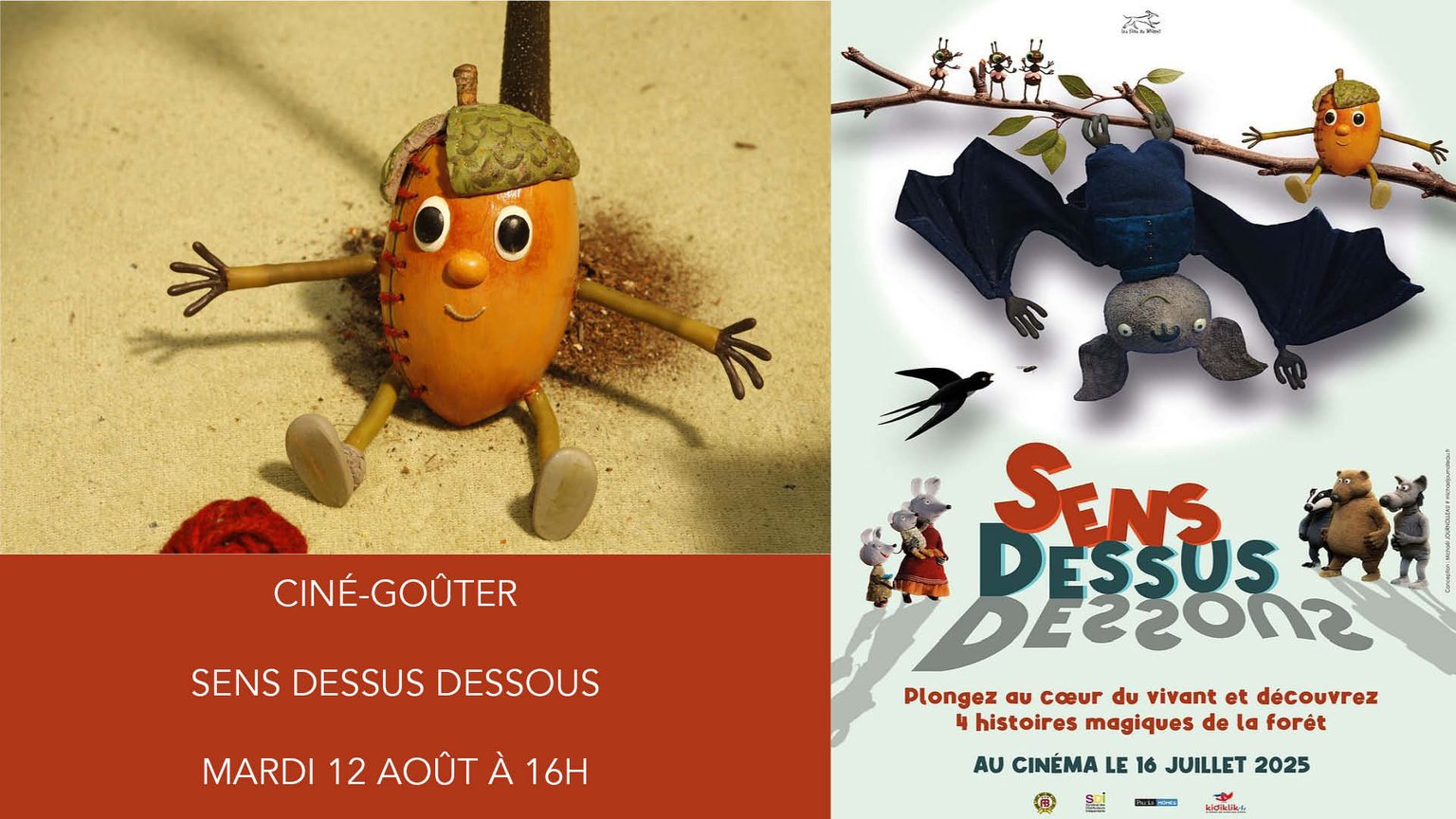 Ciné-goûter : Sens dessus dessous