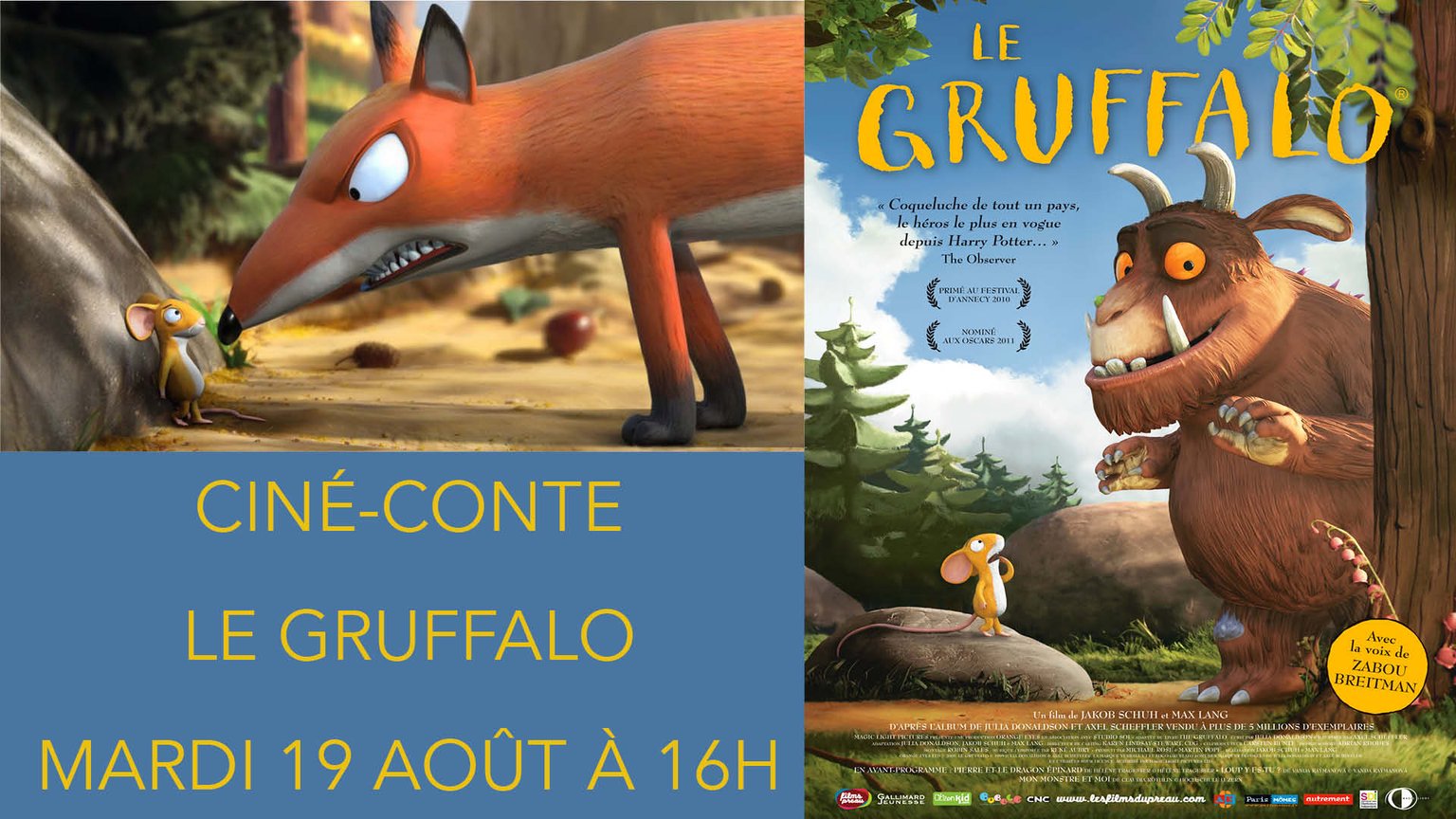 Mon Petit cinéma : Le Gruffalo