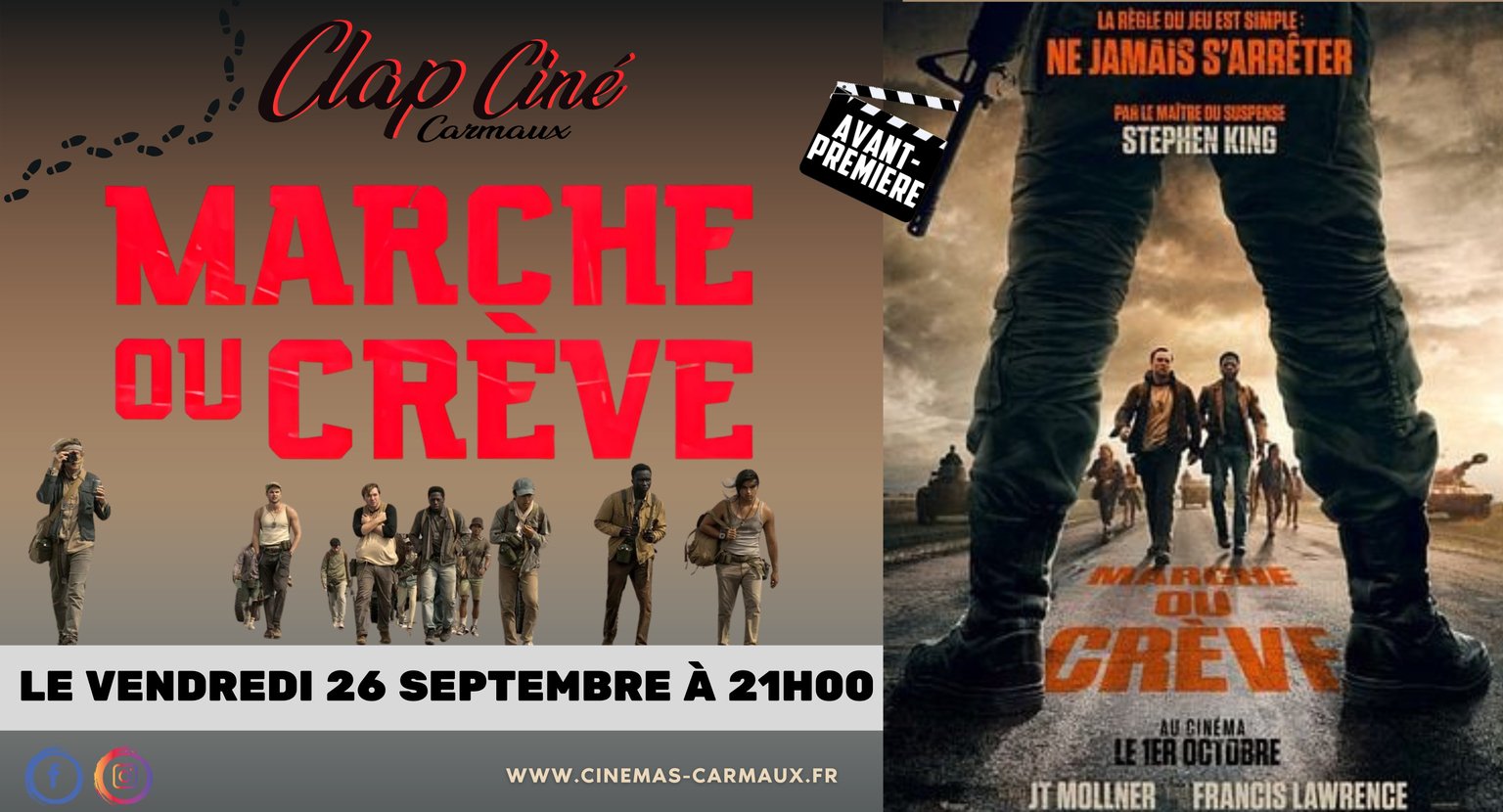 📣AVANT-PREMIÈRE d'un récit haletant "MARCHE OU CRÈVE" 📣