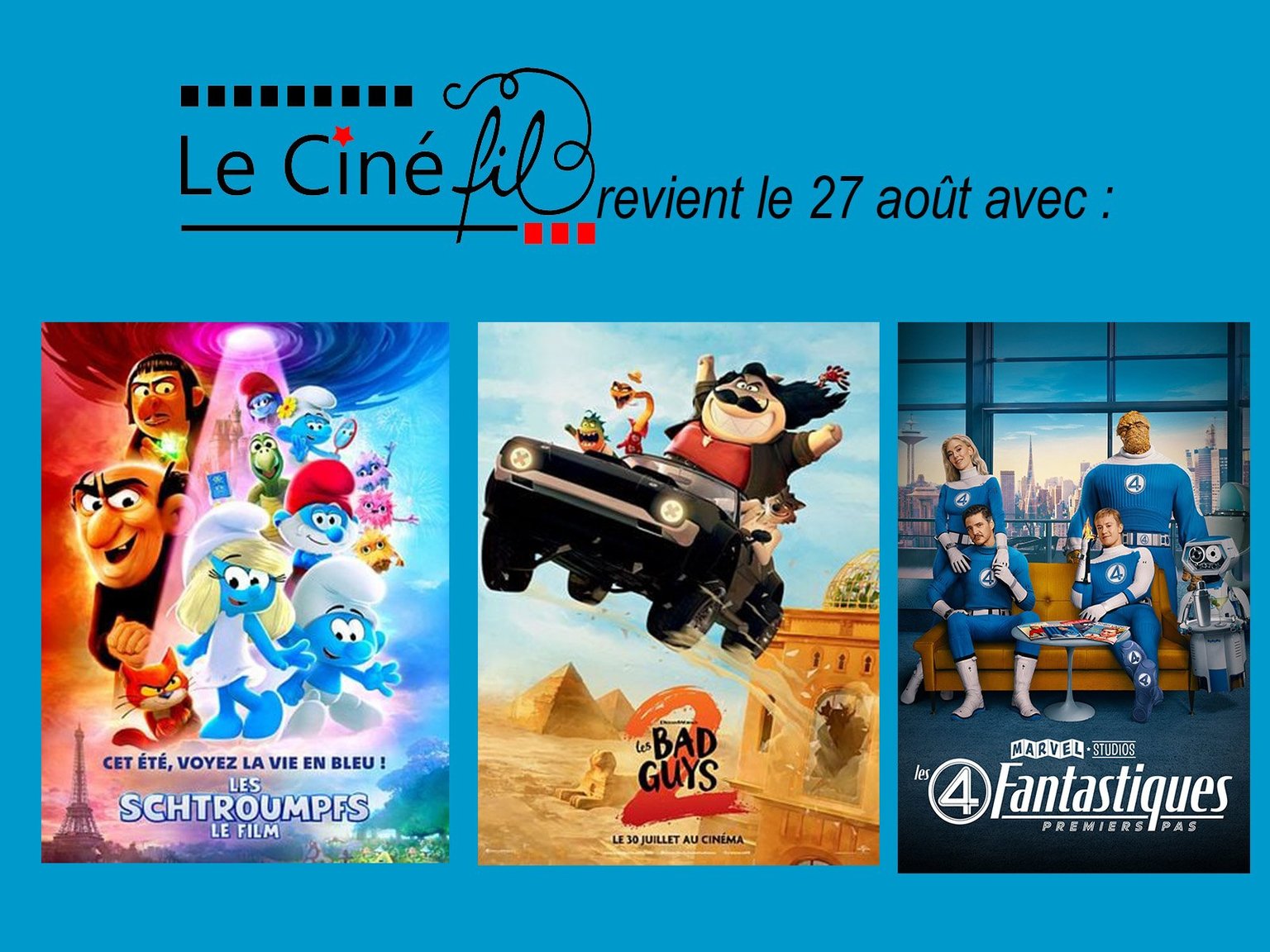 Le Ciné'Fil revient le 27 août
