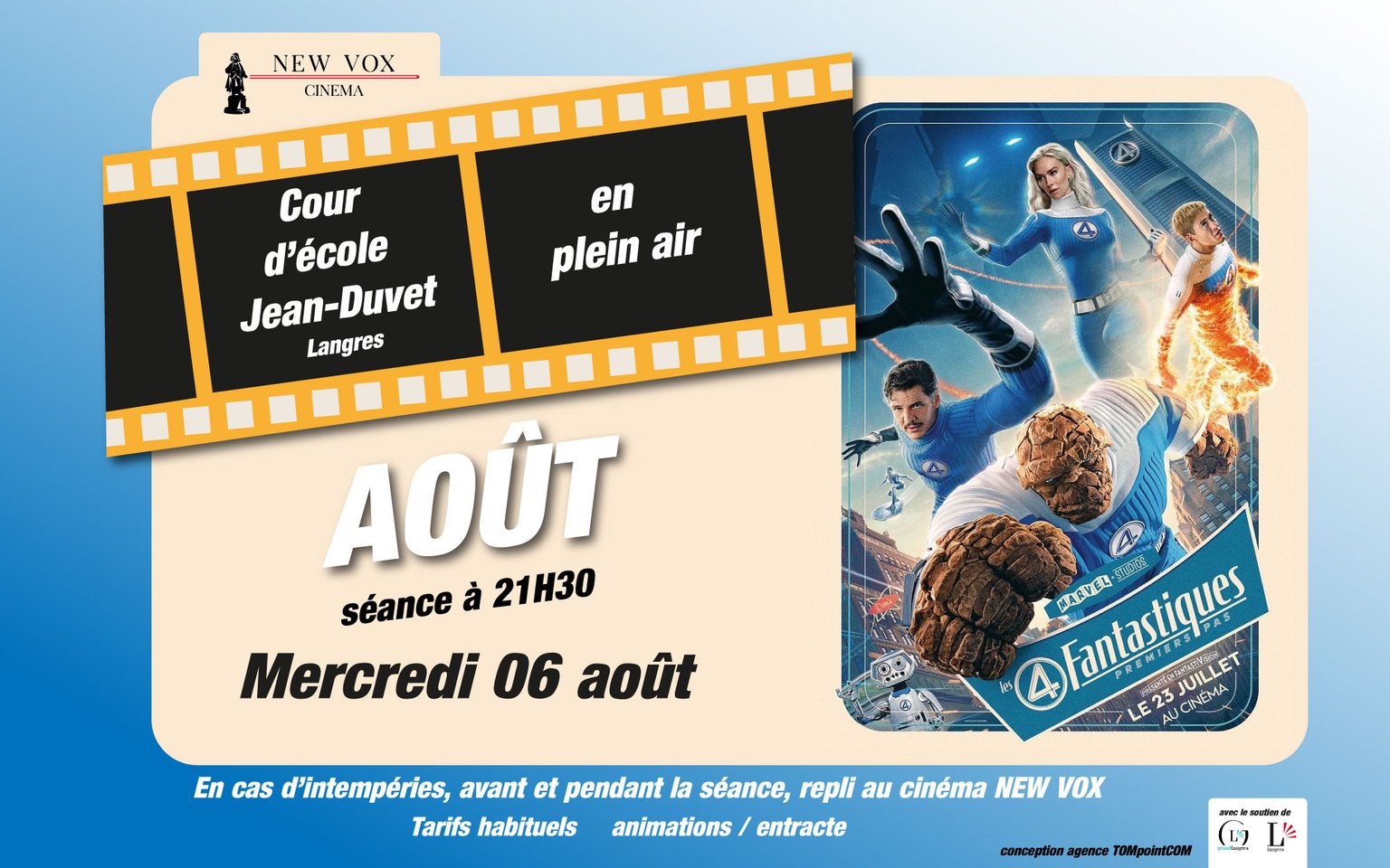 Ciné Plein Air 'Les Fantastiques : Premiers pas' 