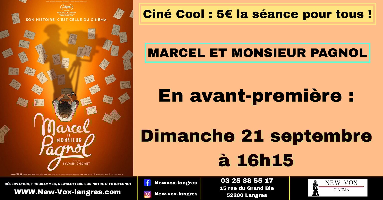 Avant-première 'Marcel et Monsieur Pagnol'