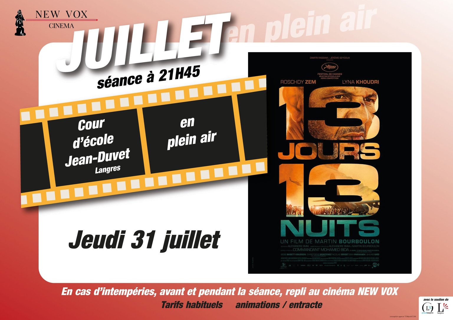 Ciné Plein Air '13 jours 13 nuits'