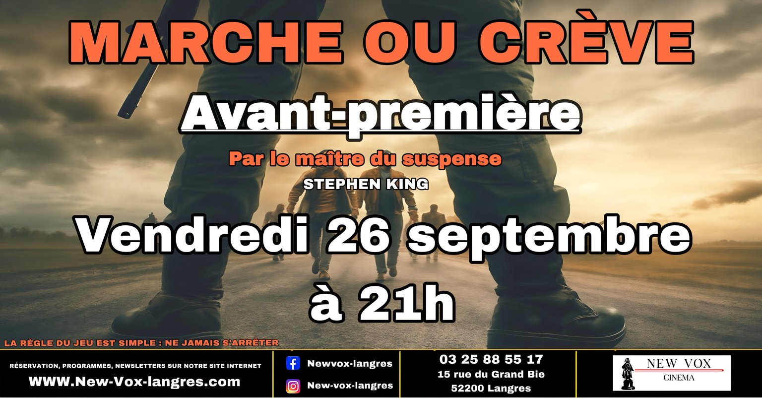 Avant-première 'Marche ou Crève'