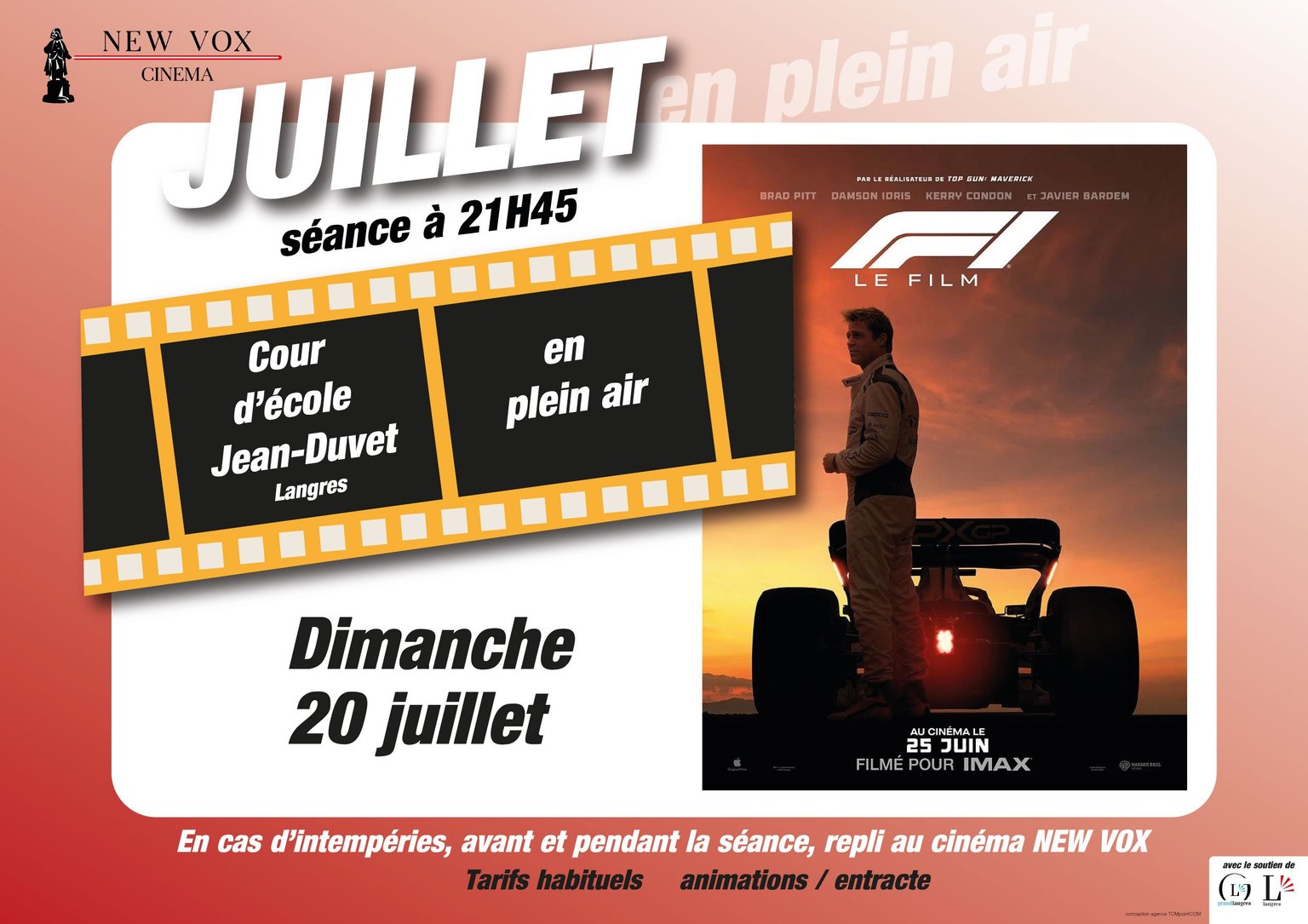 Ciné Plein Air 'F1'