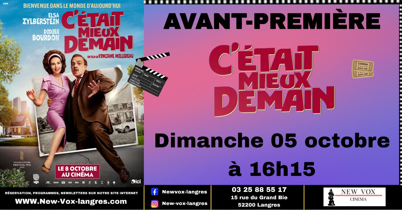 Avant-première 'C'était mieux demain'