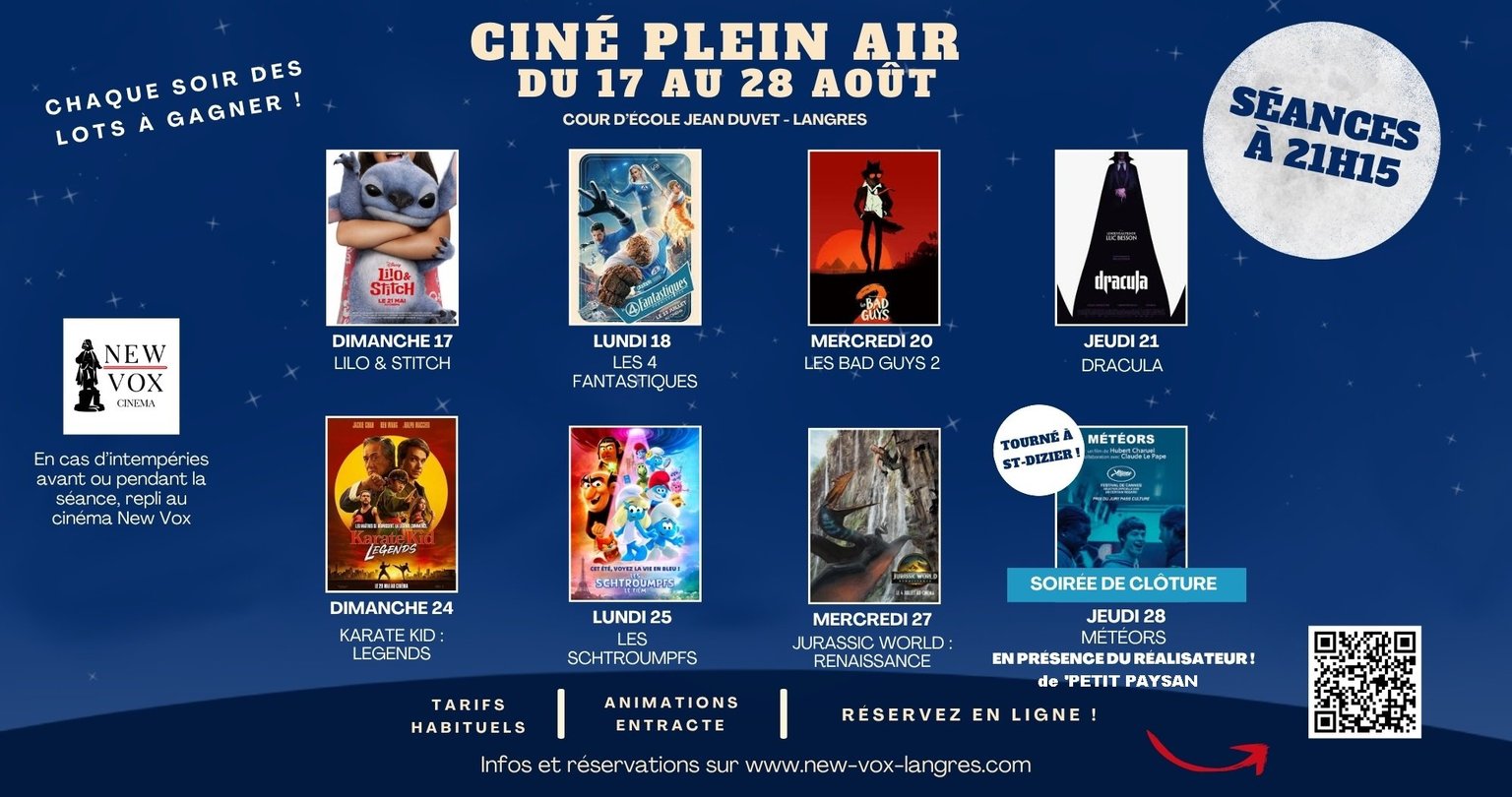 Ciné Plein Air ( Cour école Jean Duvet )