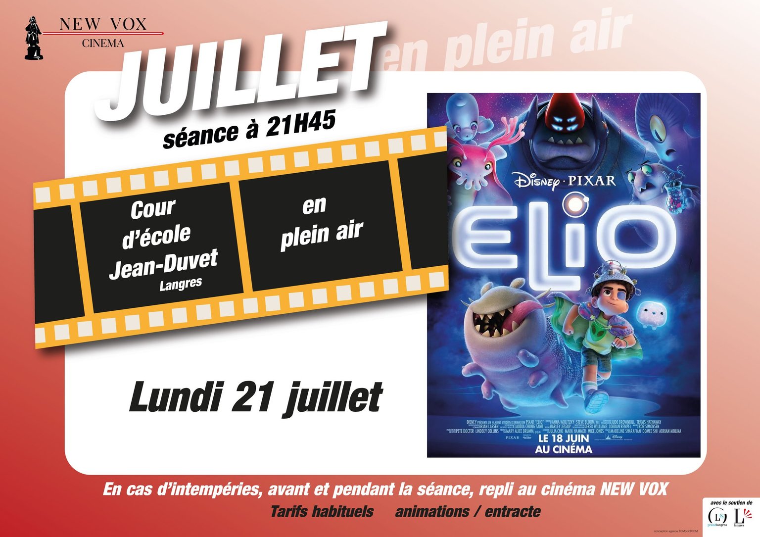 Ciné Plein Air 'Elio'