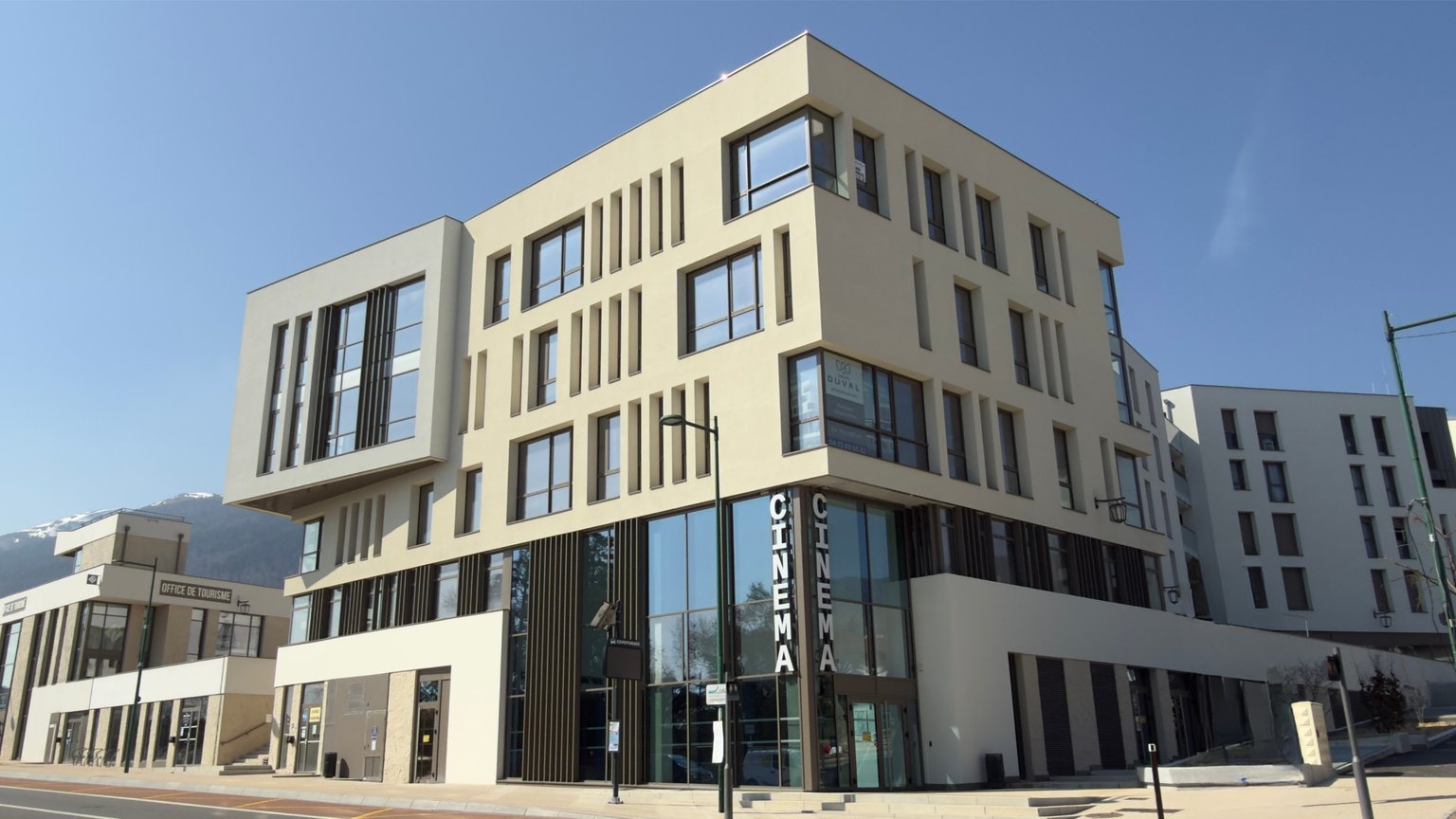 Vue du nouveau cinéma