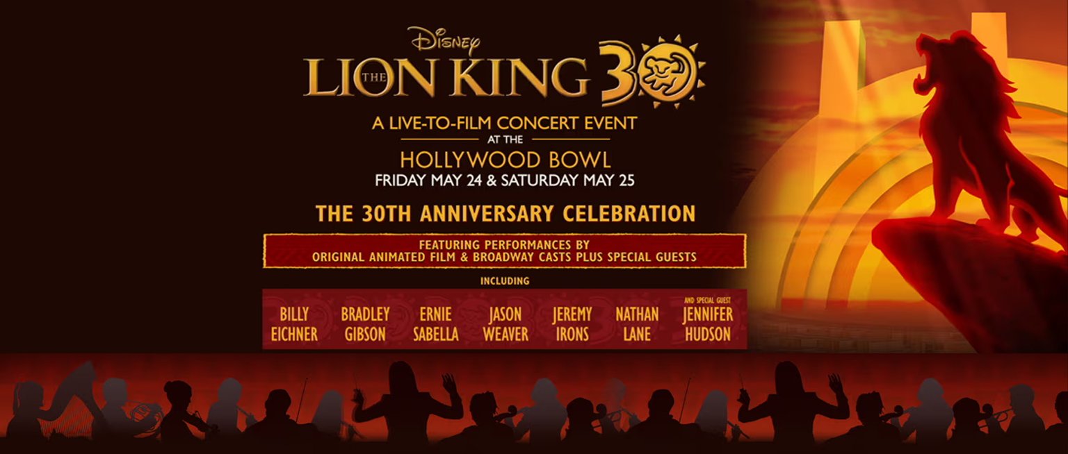 Disney’s The Lion King 30th Anniversary – A Live-to-Film Concert Event