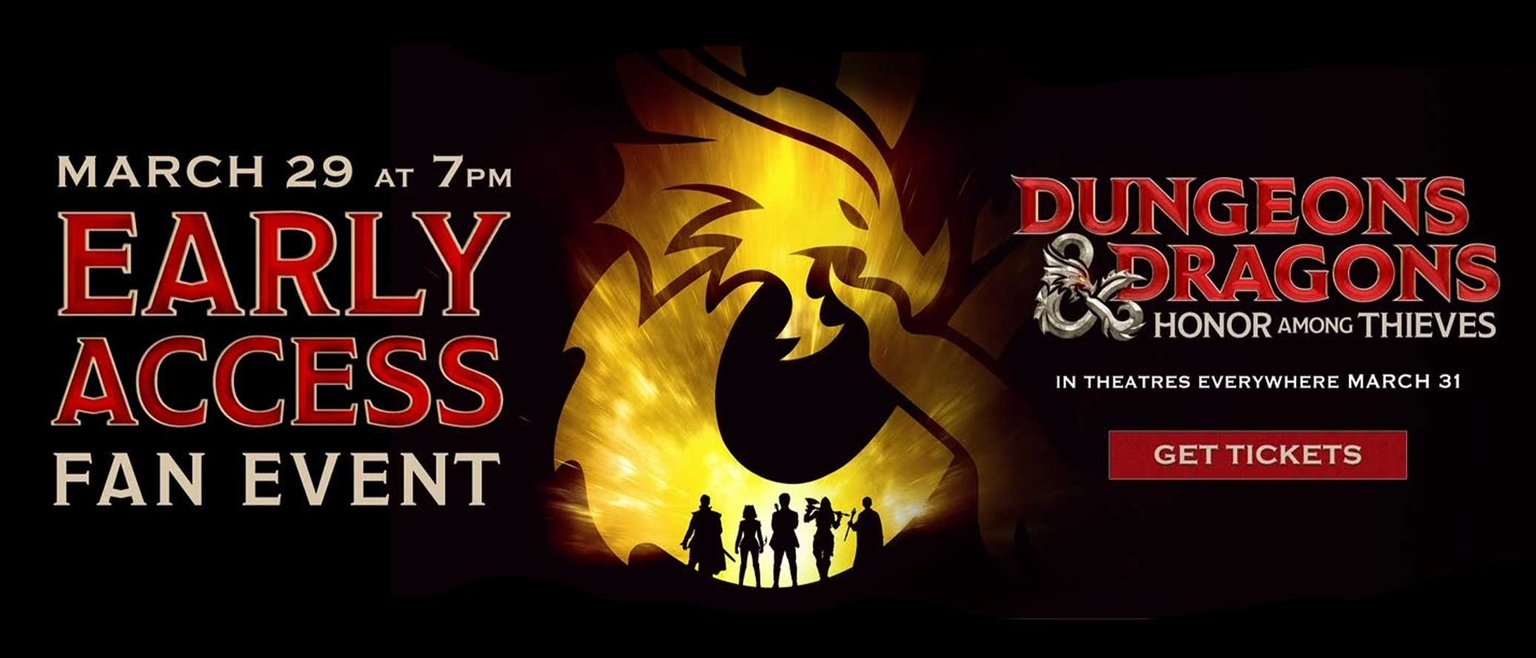 Dungeons & Dragons: Honor Among Thieves Early Access Fan Event